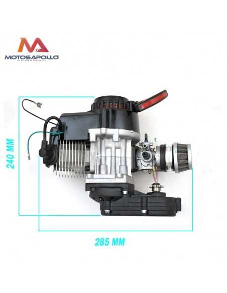 Motor 2 tiempos 49cc minicross - Motosapollo.com