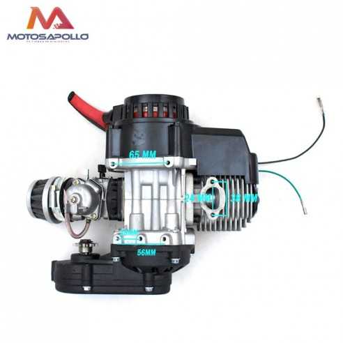 Motor 2 tiempos 49cc minicross - Motosapollo.com