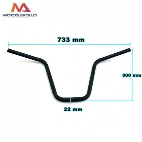 Manillar de acero chopper