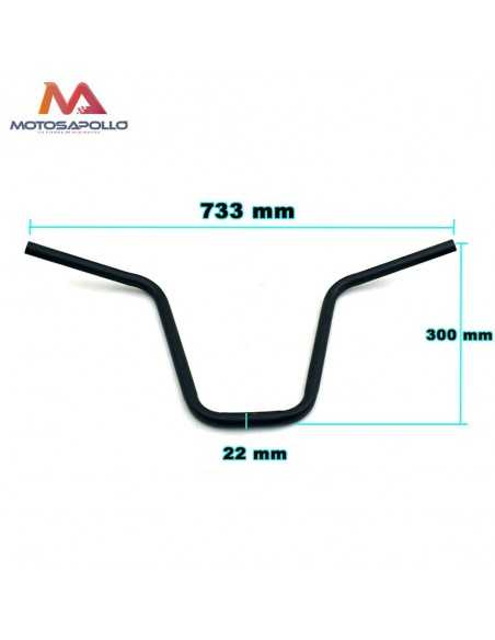 Manillar de acero chopper