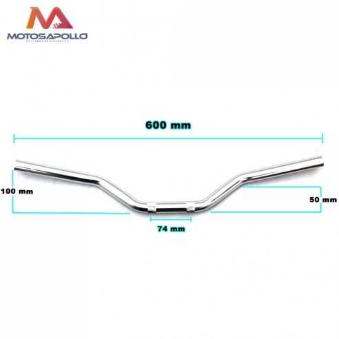 Manillar aluminio minimoto Motosapollo.com