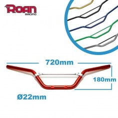 Manillar aluminio bajo 22mm - Motosapollo.com