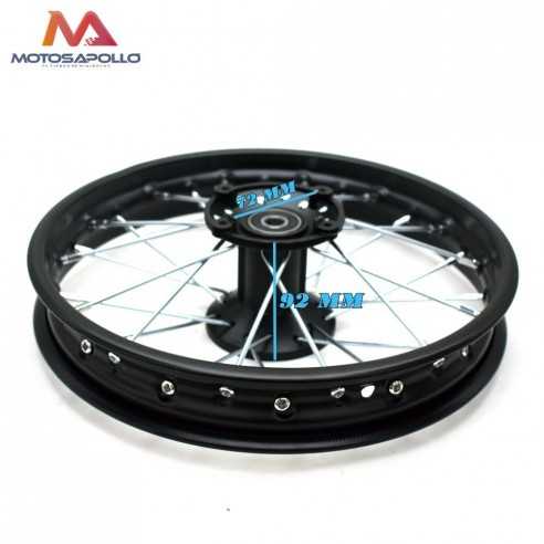 Llanta delantera pit bike 1.40-12" Motosapollo.com
