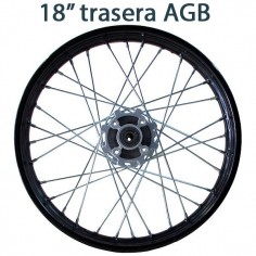 Llanta 18 pit bike AGB Tras. - 1