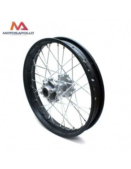 Llanta 1.85-16" trasera eje Ø12 Pit bike AGB Motosapollo.com
