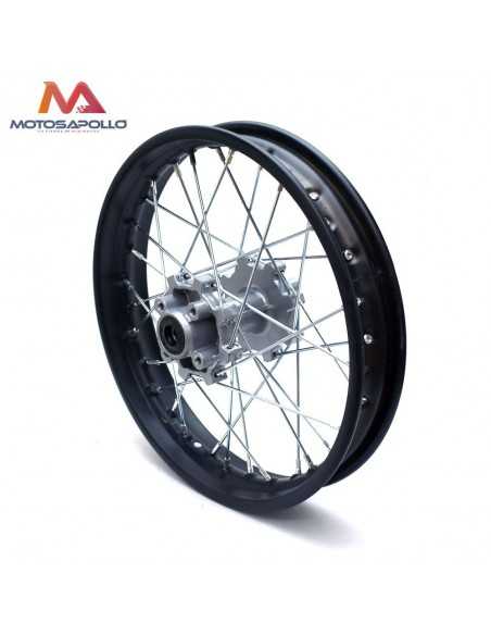 Llanta 1.85-14" trasera eje Ø12 mm Pit bike AGB Motosapollo.com