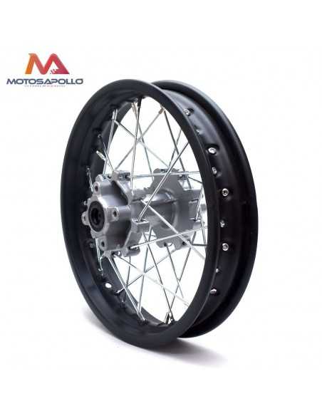 Llanta 1.85-12" trasera eje Ø12 mm Pit bike AGB Motosapollo.com