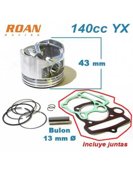 Kit piston 56mm pit bike 140cc YX - Motosapollo