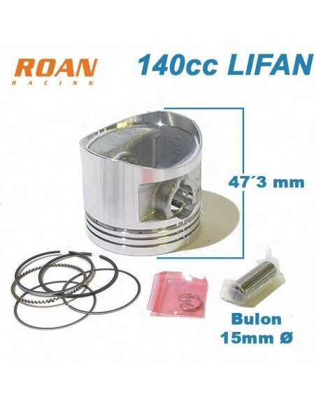 Kit piston 55mm bulon 15mm 140cc Lifan - Motosapollo