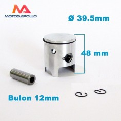 Kit piston 39.5mm 50cc y segmento - Motosapollo.com