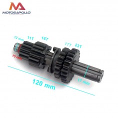 Kit piñon caja de cambio pit bike - Motosapollo.com 2