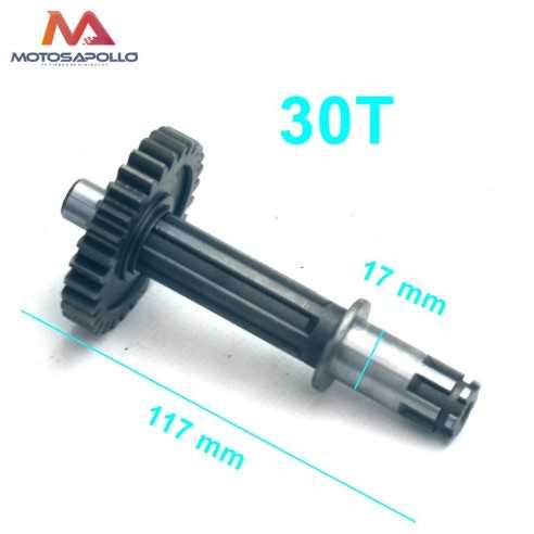 Kit piñon caja de cambio automático pit bike - Motosapollo.com