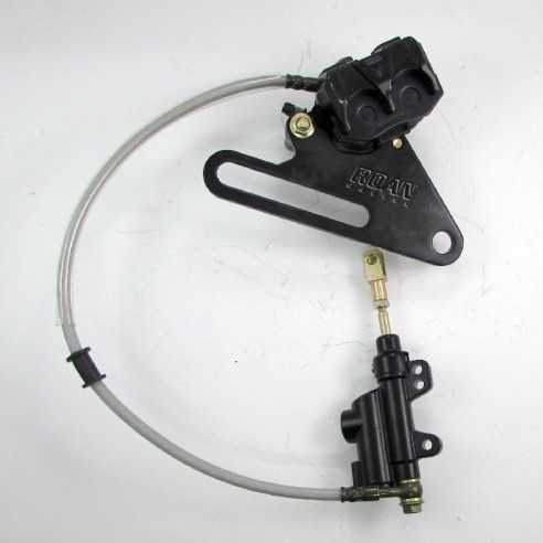 Kit freno trasero pit bike con pistones grandes