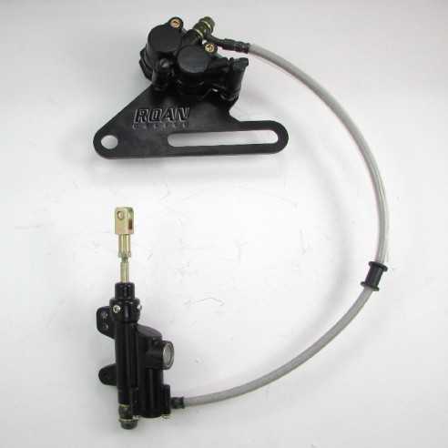 Kit freno trasero pit bike con pistones grandes