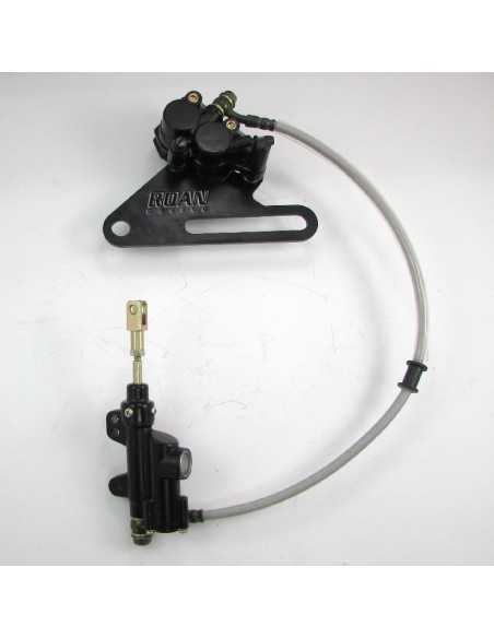 Kit freno trasero pit bike con pistones grandes