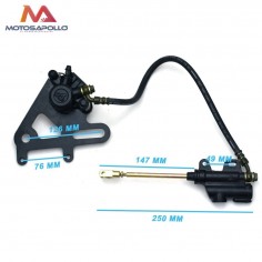Kit freno trasero Pit bike 1 Pistón Motosapollo.com 2