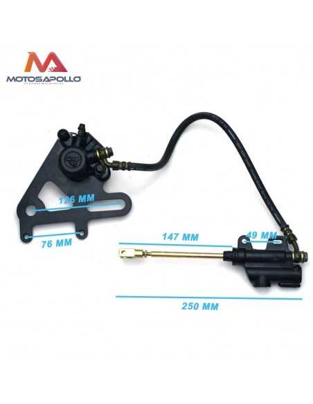 Kit freno trasero Pit bike 1 Pistón Motosapollo.com