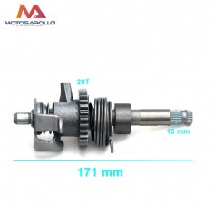 Kit eje arranque 15mm 250cc pit bike - Motosapollo.com 2