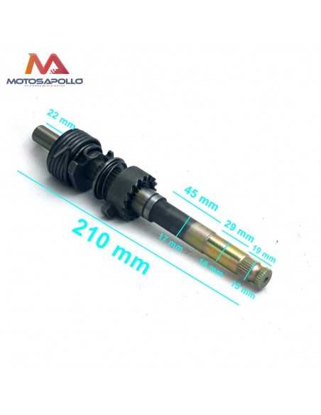 Kit eje arranque 13mm motor TZH-Motosapollo.com