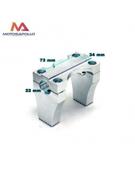Juego torreta manillar 22mm pit bike Motosapollo.com