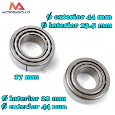 Juego rodamientos dirección Pit bike