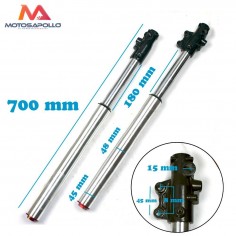 Juego horquilla invertida Pit bike 45 - 48 - 700 mm - Motosapollo.com