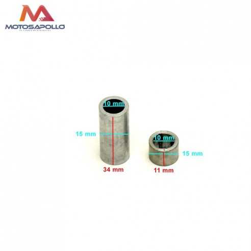 Juego casquillo eje rueda patinete - Motosapollo.com