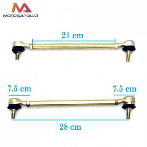 juego brazo+rotula direccion pantera - Motosapollo.com