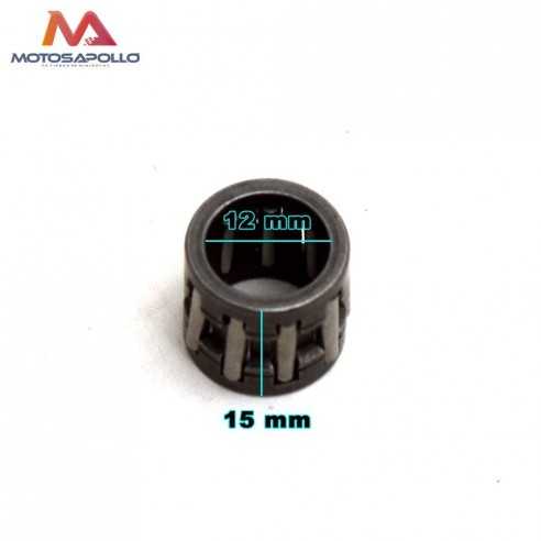 Jaula bulón 12x15x15mm pit bike Motosapollo.com