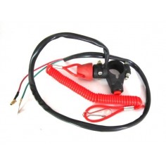 Hombre al agua + boton pare mini moto-Motosapollo.com