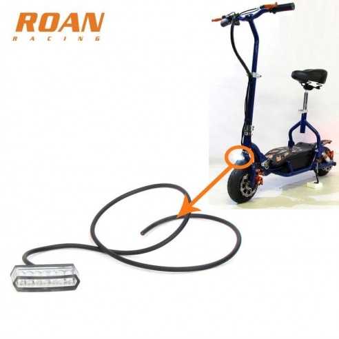 Faro patinete LED rectangular - Motosapollo.com