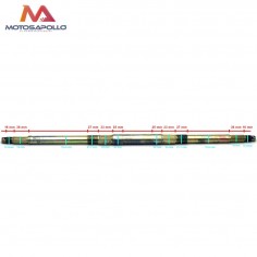 Eje trasero quad 610 mm - Motosapollo.com 2