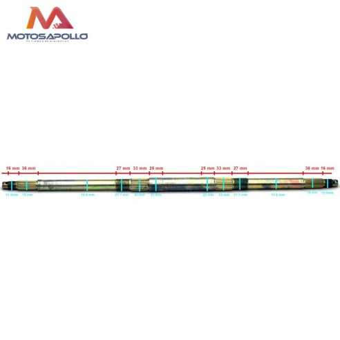 Eje trasero quad 610 mm - Motosapollo.com