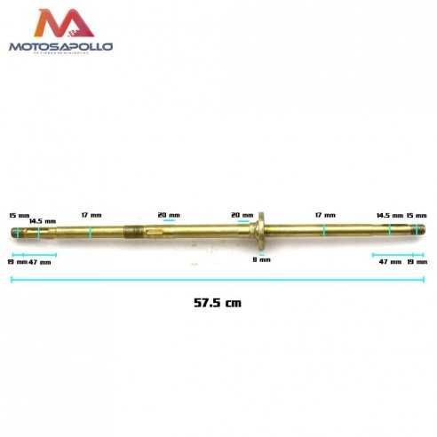 Eje trasero miniquad 49cc Kroco Motosapollo.com