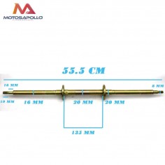 Eje trasero mini quad 55.5 cm Motosapollo.com 2