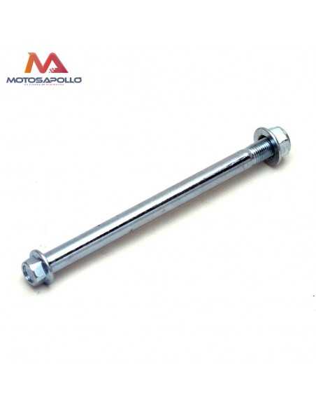 Eje rueda delantera 165mm minicross - Motosapollo.com