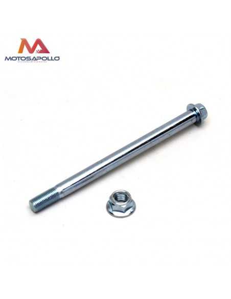 Eje rueda delantera 165mm minicross - Motosapollo.com