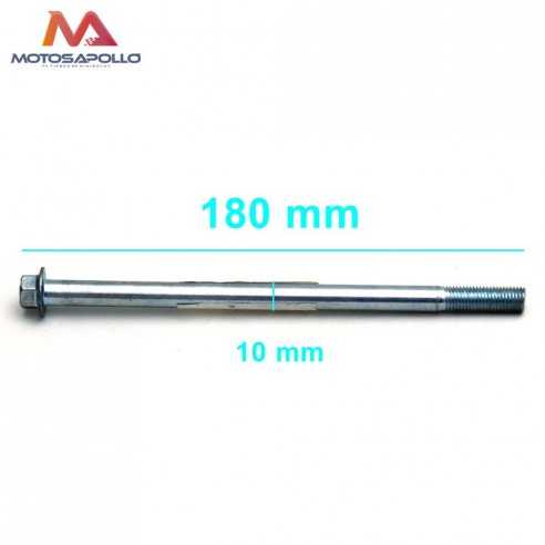 Eje rueda 180 mm minimoto - Motosapollo.com