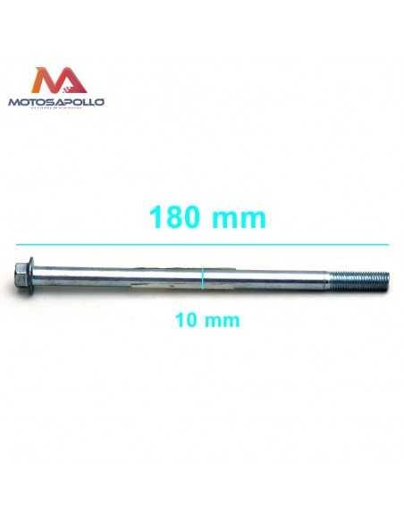 Eje rueda 180 mm minimoto - Motosapollo.com