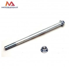 Eje 205 mm rueda delantera pit bike - Motosapollo.com