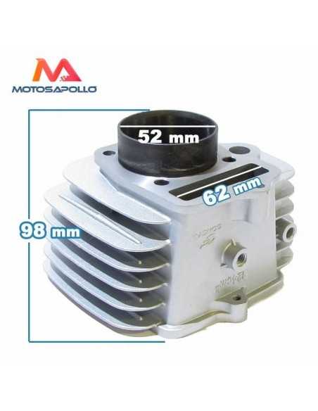 Cilindro 52mm aluminio 124cc - Motosapollo.com