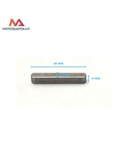 Chaveta eje mini quad 6x6x40 mm Motosapollo.com 2