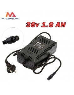 Cargador de batería hembra 36v -1.6A para vehículo eléctrico
