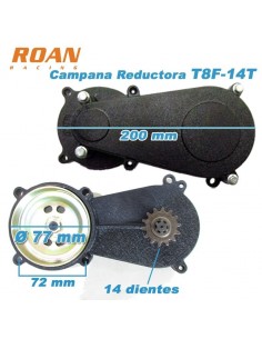 Campana reductora T8F 14T - Motosapollo.com