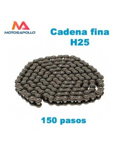 Cadena fina 25H 150 pasos - Motosapollo.com