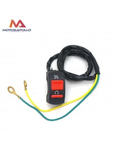 Boton pare motor R-3 interruptor minimoto-Motosapollo.com