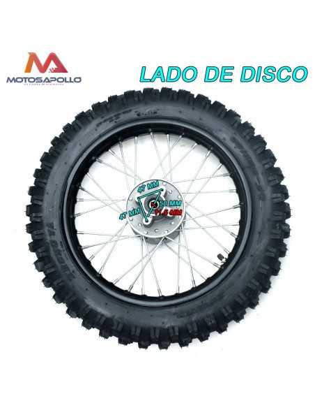 Rueda trasera pit bike 90-100/14 - Motosapollo.com