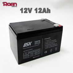 Batería patinete 12V 12Ah alta descarga - Motosapollo.com