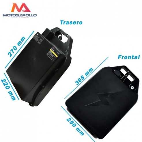 Bateria Litio Citycoco 60V 12Ah en maletín con cerradura - Motos Apollo