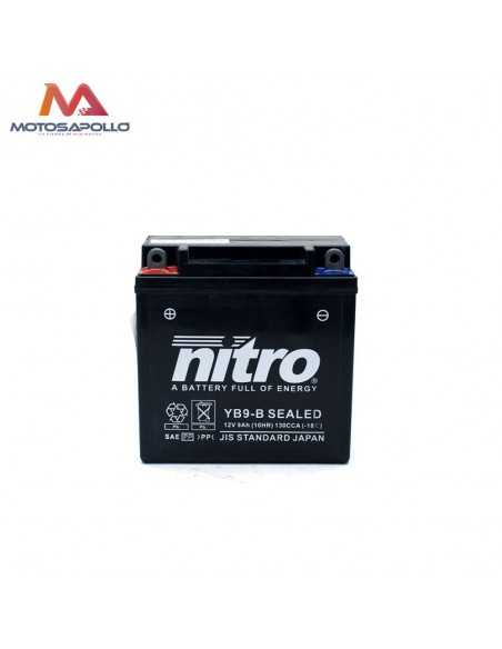 Batería AGM gel 12V-9Ah Nitro Motosapollo.com